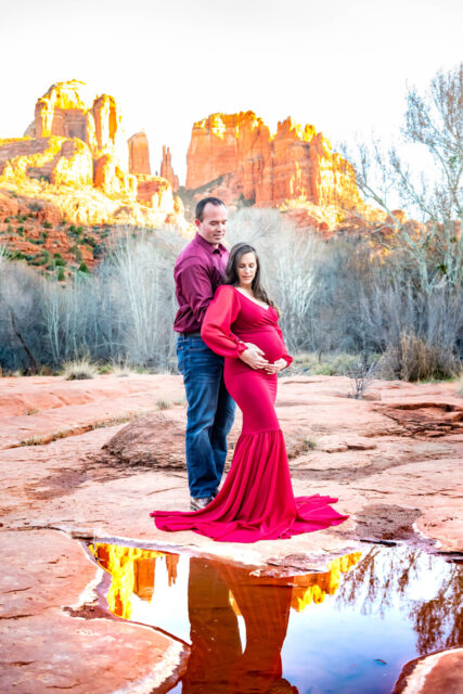 Crescent Moon Ranch maternity portrait